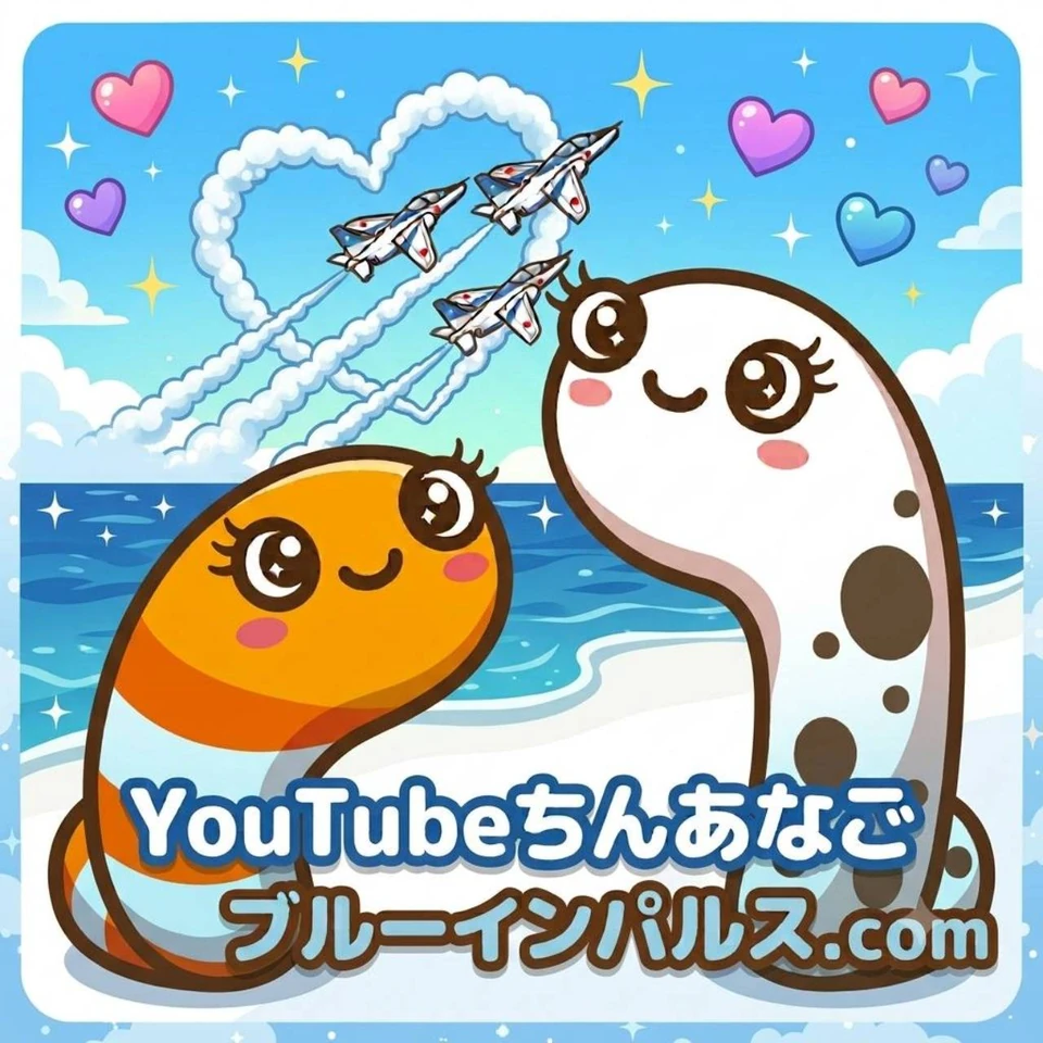 YouTubeちんあなご ブルーインパルス画像 9